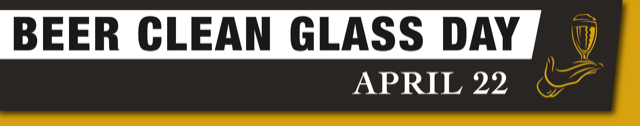 Beer Clean Glass Day Banner